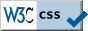 Valid CSS! (Die Darstellungsart der Seite entspricht den Richtlinien des World Wide Web Consortium)