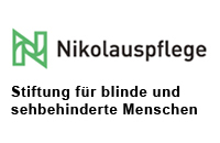 Logo Nikolauspflege Stiftung für blinde und sehbehinderte Menschen