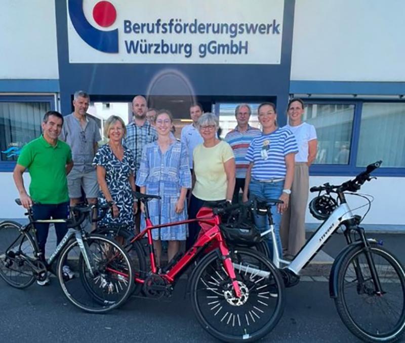Gruppenfoto der BFW-Radler Gruppenfoto der BFW-Radler