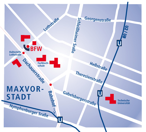Anfahrt zum Regional-Center Mnchen