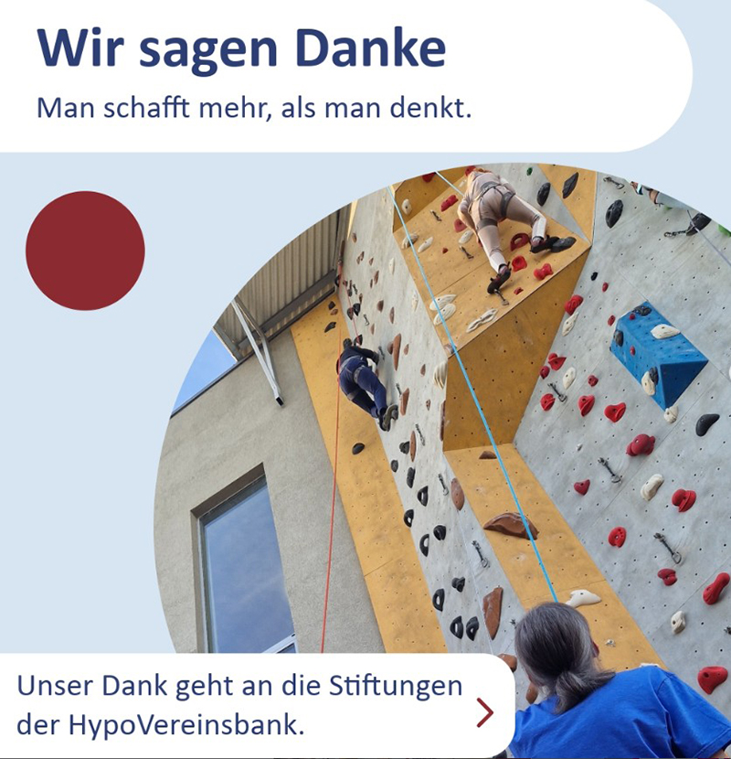 Foto einer Kletterwand Foto einer Kletterwand